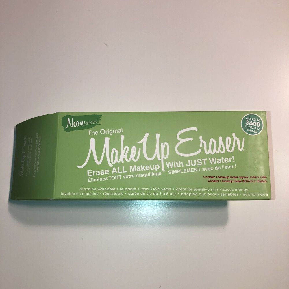 Amazing The Original Makeup Eraser Neon Green New In Box